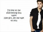 Justin Bieber – Boyfriend Lyrics ft. Mike Posner