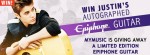 Enter to win a signed Believe Tour acoustic guitar from MYMUSIC!…
