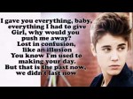 Justin Bieber – Nothing Like Us [Lyrics On Screen]